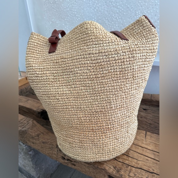 PACO RABANNE Tan Woven Tote Bag - Picture 5 of 16